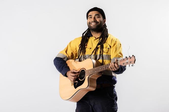 Reuben de Melo, The Voice contestant and FIFO worker. 