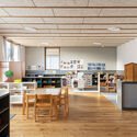 Tartan School / MoDusArchitects - Interior photography, kitchen, table, shelves, chair