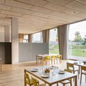 Tartan School / MoDusArchitects - Interior Photography, Dining Room, Table, Windows, Chair